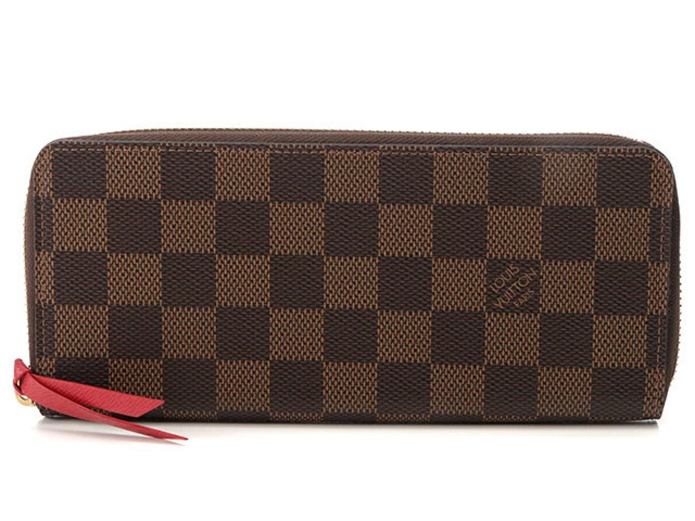 LOUIS VUITTON Portefeuille Clemence Damier Cerise Red YI